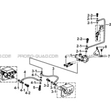 DISTRIBUTEUR FREINAGE AVANT pour Tgb all cylinders All years TARGET 600