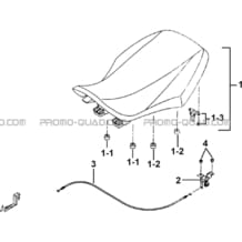 SELLE pour Tgb Toutes les cylindrées Toutes les années TARGET 600