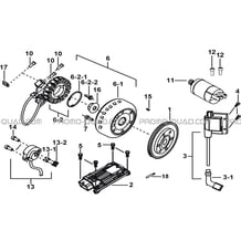 SYSTEME ELECTRIQUE 1 pour Tgb all cylinders All years TARGET 600 EPS