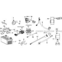 SYSTEME ELECTRIQUE 3 pour Tgb Toutes les cylindrées Toutes les années TARGET 600 EPS