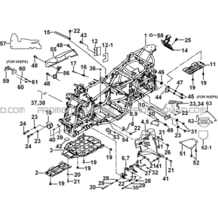 CHASSIS pour Tgb all cylinders All years TARGET 600 EPS