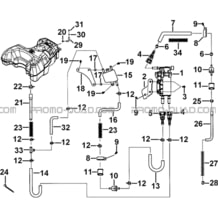 POMPE A CARBURANT (NO SERIE    001374) pour Tgb all cylinders All years TARGET 600 EPS