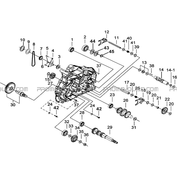 CARTER MOTEUR GAUCHE 2  Tgb  All years all cylinders  Original parts OEMCARTER MOTEUR GAUCHE 2  Tgb  All years all cylinders  Original parts OEM