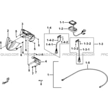 COMPTEUR pour Tgb Toutes les cylindrées Toutes les années TARGET 460R 460R-F