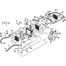 ENSEMBLE REFROIDISSEMENT pour Tgb Toutes les cylindrées Toutes les années BLADE 600 LT EPS