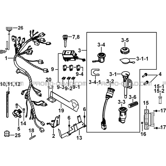 SYSTEME ELECTRIQUE 2 (FEUX AVANT RONDS)  Tgb  All years all cylinders  Original parts OEMSYSTEME ELECTRIQUE 2 (FEUX AVANT RONDS)  Tgb  All years all cylinders  Original parts OEM