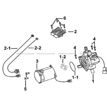 DIRECTION ASSISTEE (MODELE DECO, MOTEUR AVEC BALAIS) pour Tgb all cylinders All years BLADE 600 LT EPS