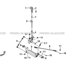 LEVIER DE VITESSES pour Tgb Toutes les cylindrées Toutes les années BLADE 600 LT EPS