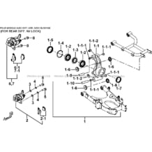 AXE ARRIERE (FACE AVANT A LED) pour Tgb all cylinders All years BLADE 600 LT EPS