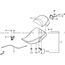 SELLE pour Tgb Toutes les cylindrées Toutes les années BLADE 600 LT EPS