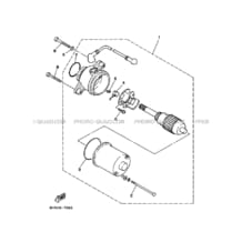 DEMARREUR pour Yamaha 80 1996 RAPTOR YFM80 4EMB INK BLUE