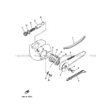 ARBRE A CAMES     CHAINE DE DISTRIBUTION pour Yamaha 100 1990 CHAMP YFM100 3GB4 SOLID FINE SILVER
