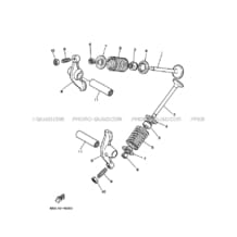 SOUPAPE pour Yamaha 100 1991 CHAMP YFM100 3GB7 WHITE