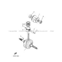VILEBREQUIN     PISTON pour Yamaha 125 2001 BREEZE YFA1 3FAV RADICAL WHITE