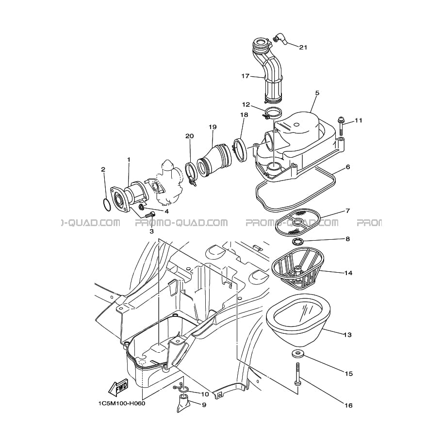 ADMISSION  Yamaha  2011 125  pièces OEMADMISSION  Yamaha  2011 125  pièces OEM