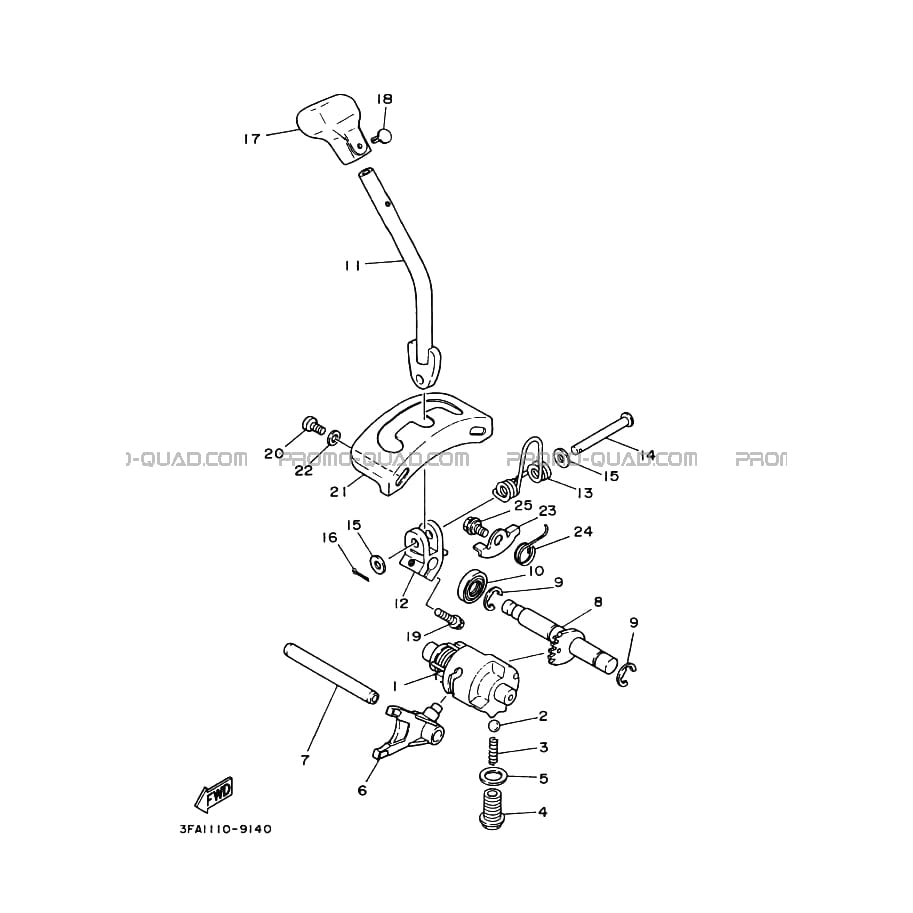 BARILLET DE SELECTION     FOURCHETTES  Yamaha  2011 125  pièces OEMBARILLET DE SELECTION     FOURCHETTES  Yamaha  2011 125  pièces OEM