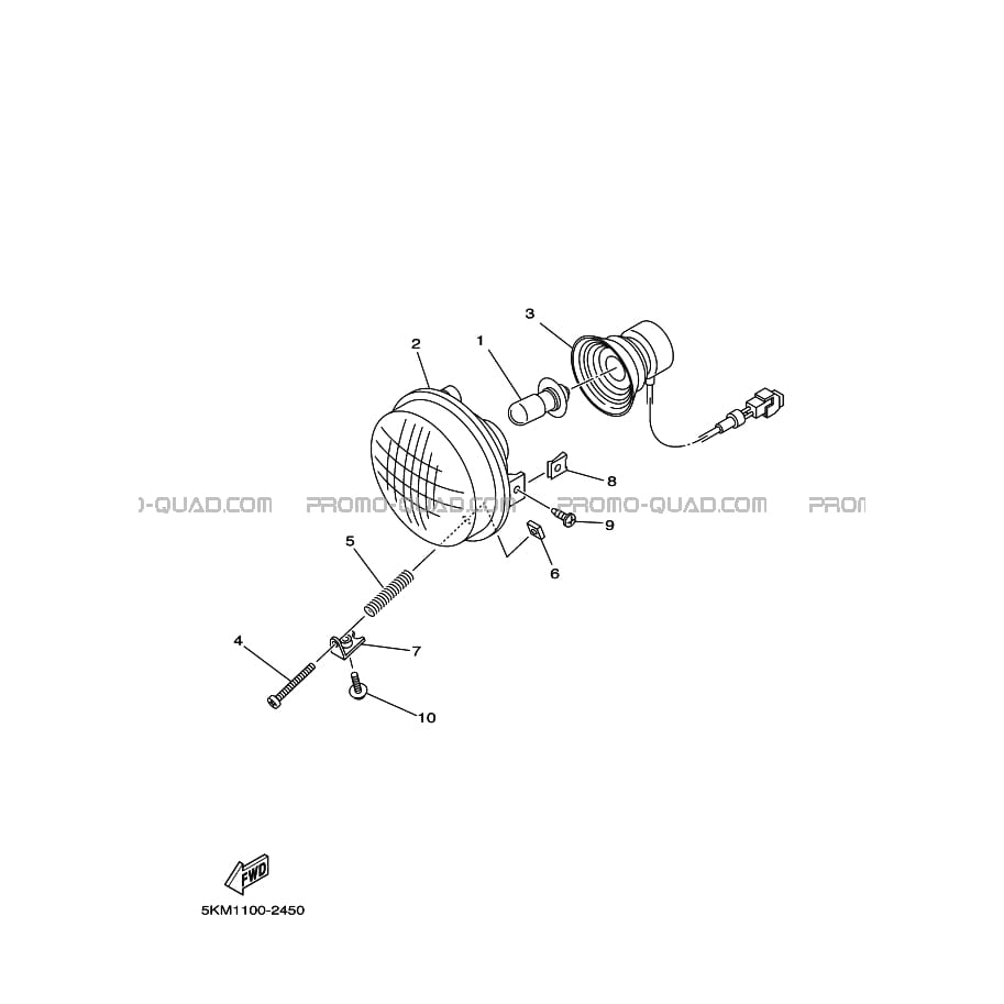 PHARE   Yamaha  2013 125  pièces OEMPHARE   Yamaha  2013 125  pièces OEM
