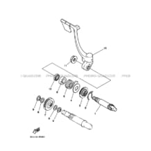 DEMARREUR pour Yamaha 200 1996 BLASTER YFS200 3JMK INK BLUE