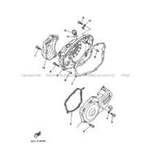 CARTER - MOTEUR 1 pour Yamaha 200 1996 BLASTER YFS200 3JML INK BLUE