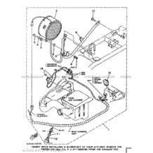 PIÃ?CES OPTIONNELLES - MOTEUR pour Yamaha 230 1989 Autres_modeles YFU1 3JN2 OCEAN BLUE