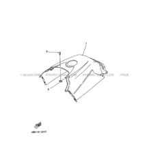 COUVERCLE LATERAL pour Yamaha 250 1993 TIMBERWOLF YFB250 4BD6