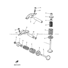 SOUPAPE pour Yamaha 250 1993 TIMBERWOLF YFB250 4BD6