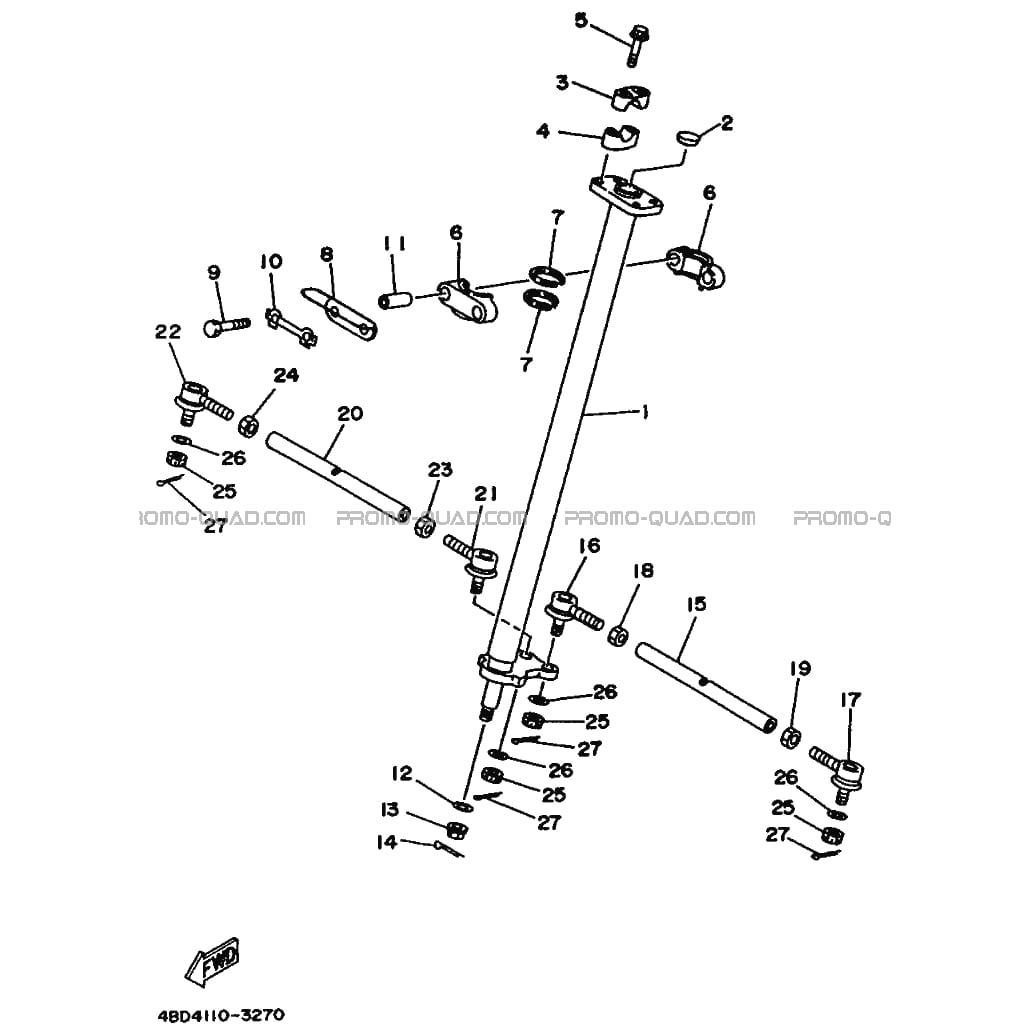 DIRECTION  Yamaha  1995 250  pièces OEMDIRECTION  Yamaha  1995 250  pièces OEM
