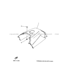COUVERCLE LATERAL pour Yamaha 250 1998 TIMBERWOLF YFB250FW 4KDH RADICAL GRAY