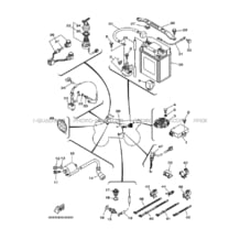PARTIE ELECTRIQUE 1 pour Yamaha 250 2003 BEAR_TRACKER YFM250 4XEK DOURADO