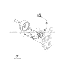 ALLUMAGE pour Yamaha 250 2008 RAPTOR YFM250R 4D33 PASTEL DARK GRAY