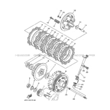 EMBRAYAGE DE DEMARREUR pour Yamaha 250 2008 RAPTOR YFM250R 4D3B YAMAHA BLACK