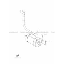 DEMARREUR pour Yamaha 300 2013 GRIZZLY YFM300 1SC7 ROMANTIQUE ROUGE