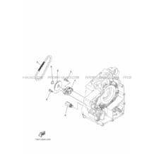 POMPE A HUILE pour Yamaha 300 2013 GRIZZLY YFM300 1SC7 ROMANTIQUE ROUGE