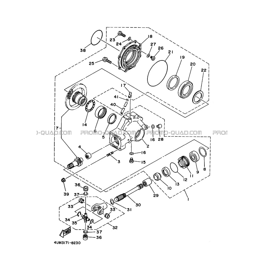 CARDAN     COUPLE CONIQUE  Yamaha  1998 350  Original parts OEMCARDAN     COUPLE CONIQUE  Yamaha  1998 350  Original parts OEM