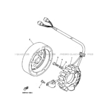 ALLUMAGE pour Yamaha 350 2000 WARRIOR YFM350X 3GDW RADICAL WHITE