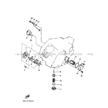 POMPE A HUILE pour Yamaha 350 2008 RAPTOR YFM350 5YTT PASTEL DARK GRAY