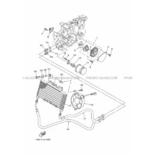POMPE A HUILE pour Yamaha 350 2010 GRIZZLY_4WD GRIZZLY 350 4X4 IRS INDEPENDENT SUSPENSION 4S2K ROMANTIQUE ROUGE