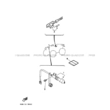 PIÃ?CES OPTIONNELLES - ELECTRIQUE pour Yamaha 400 1994 KODIAK YFM400FW 4GB7 DARK GRAYISH CYAN SOLID 4