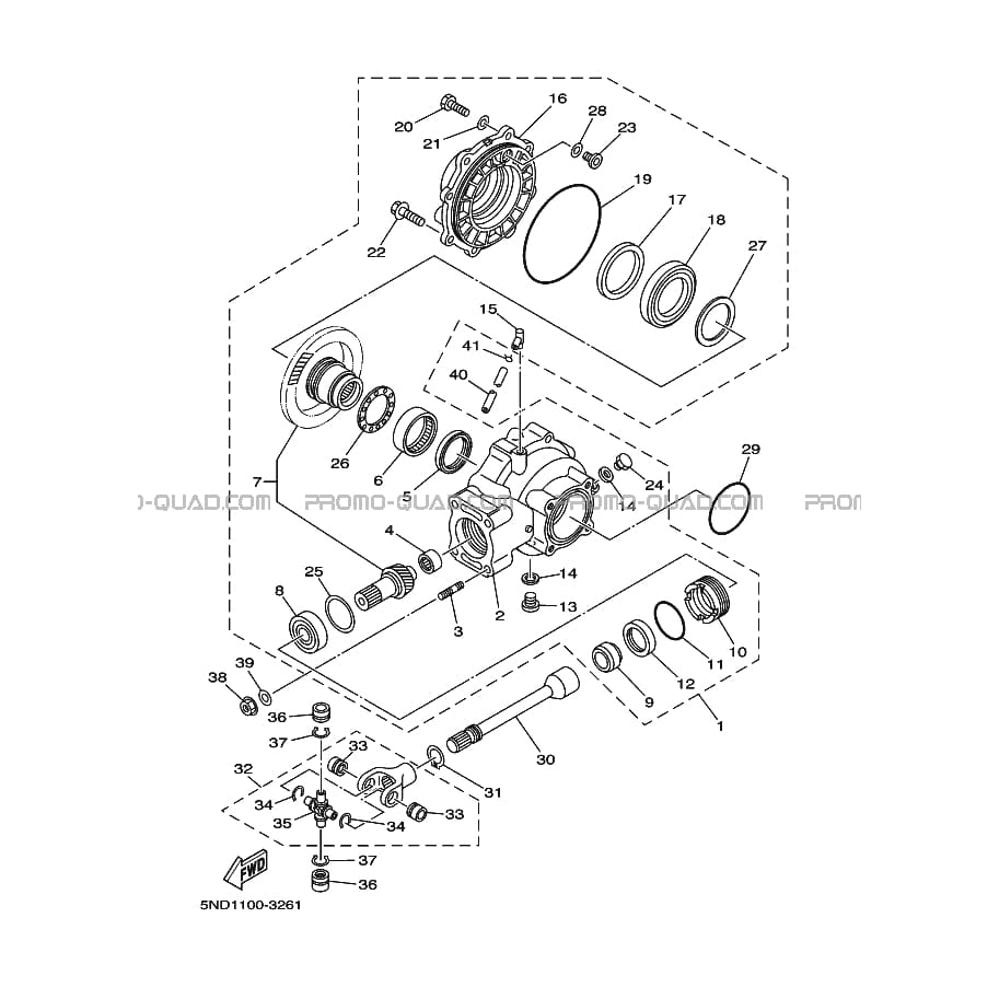 CARDAN     COUPLE CONIQUE  Yamaha  2003 400  Original parts OEMCARDAN     COUPLE CONIQUE  Yamaha  2003 400  Original parts OEM