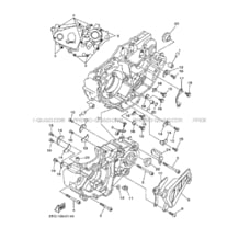 CARTER MOTEUR pour Yamaha 450 2004 YFZ YFZ450 5TG6 BLACK METALLIC J