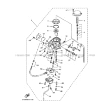 CARBURATEUR pour Yamaha 450 2005 KODIAK YFM450FWAN 1D97 PASTEL DEEP GREEN
