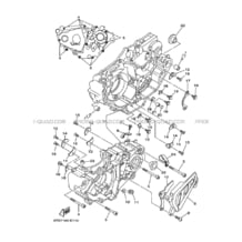 CARTER MOTEUR pour Yamaha 450 2005 YFZ YFZ450 5TG7 BLUISH WHITE SOLID 1