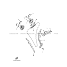 ARBRE A CAMES     CHAINE DE DISTRIBUTION pour Yamaha 450 2005 YFZ YFZ450 5TGD