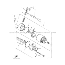 DEMARREUR pour Yamaha 450 2005 YFZ YFZ450 5TGD