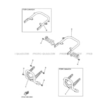 PARE CHOCS pour Yamaha 450 2005 YFZ YFZ450 5TGD