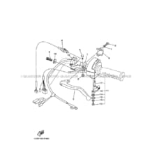 COMMODO     LEVIER pour Yamaha 450 2007 KODIAK YFM450FWAN 1D9X SILVER