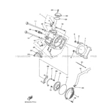CULASSE pour Yamaha 450 2007 WOLVERINE_4WD YFM450FAS 3C26 PASTEL DARK GRAY