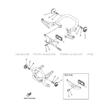 PARTIE ELECTRIQUE 2 pour Yamaha 450 2007 YFZ YFZ450 5D33 PASTEL DARK GRAY