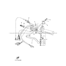 COMMODO     LEVIER pour Yamaha 450 2009 GRIZZLY YFM450FWAN 37S7 YAMAHA BLACK