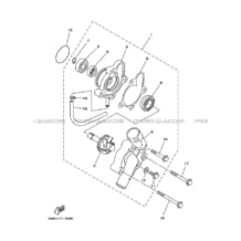 POMPE A EAU     DURITES pour Yamaha 450 2009 GRIZZLY YFM450FWAN 37S7 YAMAHA BLACK